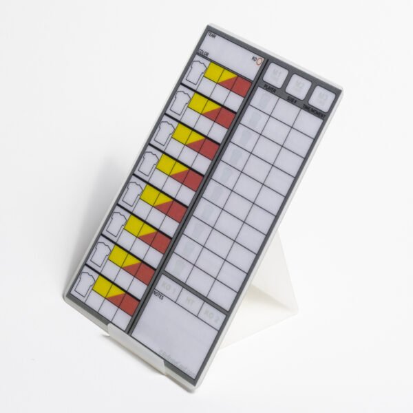 RefereeCard Command — Write-On Pencil-Erasable Match Card