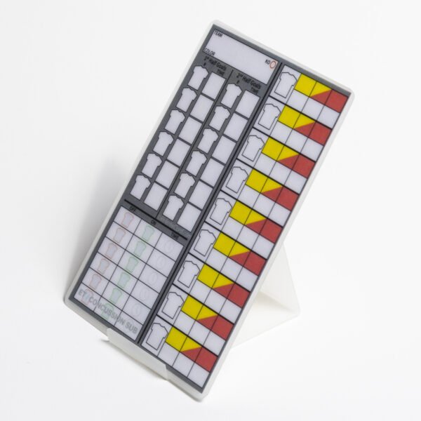 RefereeCard Control — Write-On Pencil-Erasable Match Card